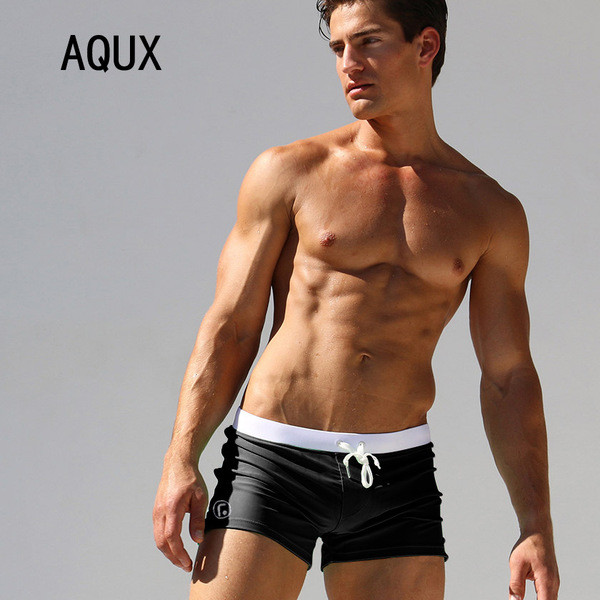 Мъжки бански с еластична талия и странични цепки