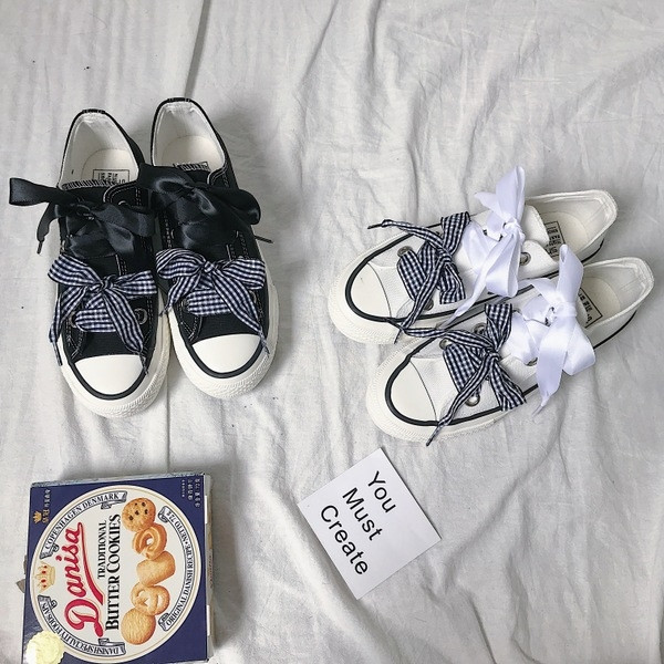 Tenisi casual dama in alb si negru