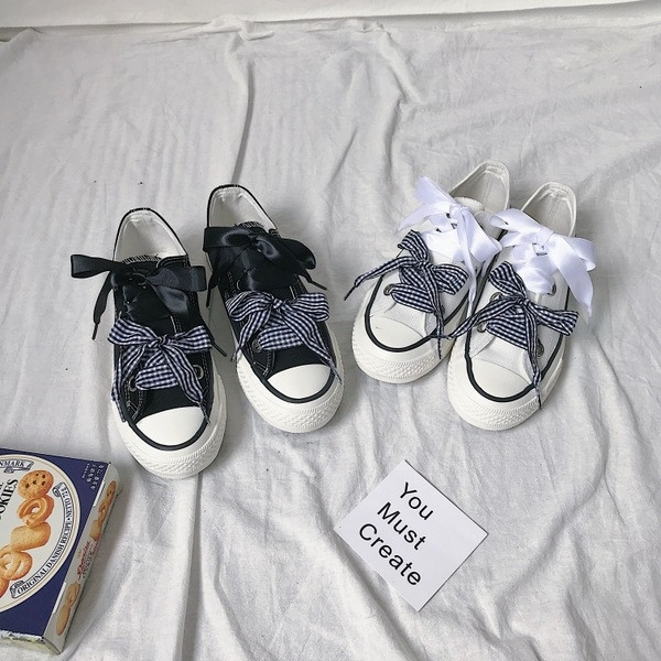 Tenisi casual dama in alb si negru