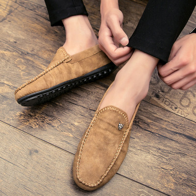 Мъжки мокасини в различни модели с метален елемент