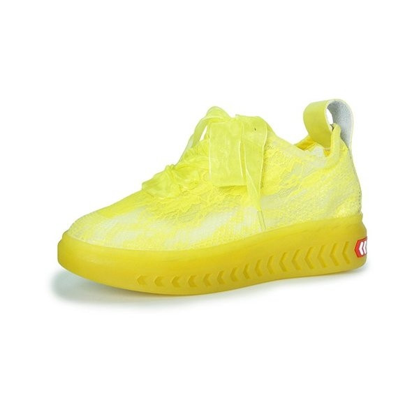 Tenisi moderni de dama cu dantela si panglica in trei culori