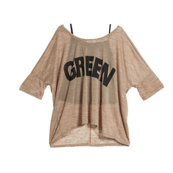 Bluza de dama cu guler in forma de O - lata cu inscriptie in mai multe culori