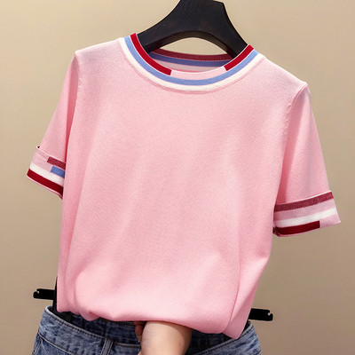 Tricou de dama modern cu decolteu O - model larg in mai multe culori