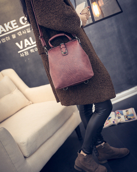 Rucsac modern de dama din piele ecologica in mai multe culori