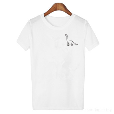 Νέο μοντέλο γυναικείο T-shirt με O-neckline και εκτύπωση σε 2 χρώματα