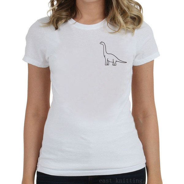 Νέο μοντέλο γυναικείο T-shirt με O-neckline και εκτύπωση σε 2 χρώματα