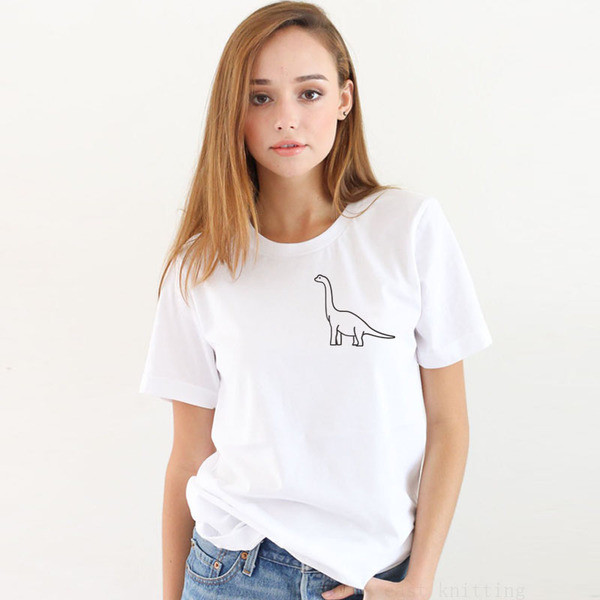 Νέο μοντέλο γυναικείο T-shirt με O-neckline και εκτύπωση σε 2 χρώματα