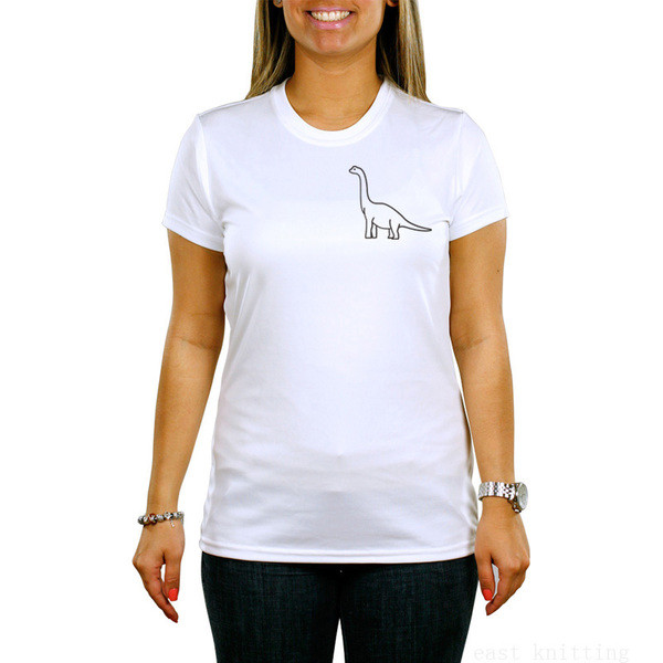 Νέο μοντέλο γυναικείο T-shirt με O-neckline και εκτύπωση σε 2 χρώματα