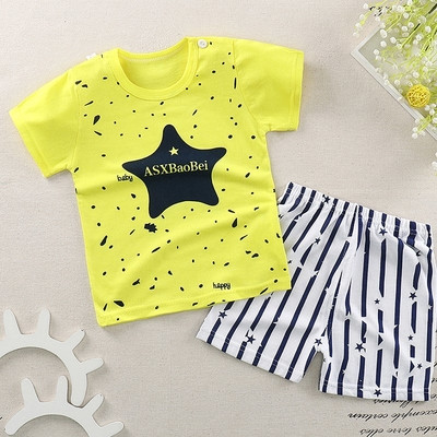 Set tricouri și pantaloni scurți pentru copii în mai multe culori potrivite pentru fete și băieți