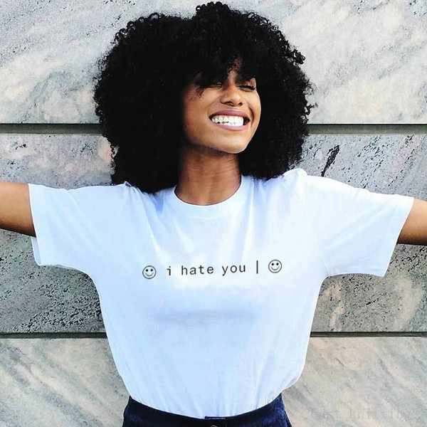 Γυναικείο μπλουζάκι με επιγραφή και O-λαιμόκοψη σε 2 χρώματα