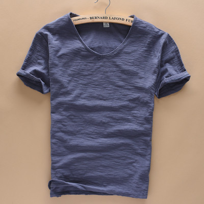 Άνετο ανδρικόT-shirt με κοντό μανίκι σε διάφορα χρώματα