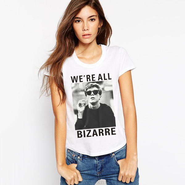 Γυναικείο μπλουζάκι με εκτύπωση και επιγραφή κατάλληλο για τη καθημερινή ζωή