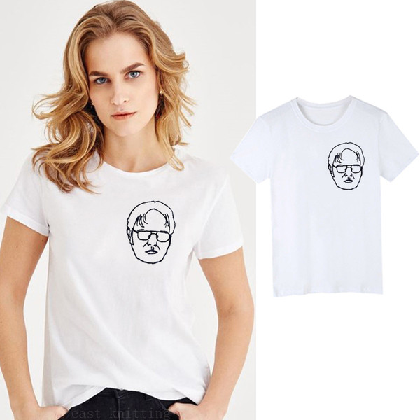 Tricou de dama cu imprimeu potrivit pentru utilizarea de zi cu zi