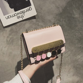 Geanta de dama mica cu decor metalic in patru culori