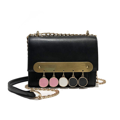 Geanta de dama mica cu decor metalic in patru culori