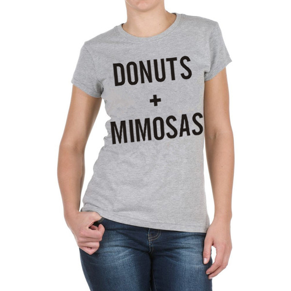 Καθημερινή γυναικεία T-shirt με επιγραφή και O-neckline