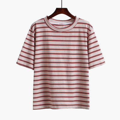 Γυναικεία T-shirt με O-neckline κατάλληλο για  τη καθημερινή ζωή σε διαφορετικά χρώματα