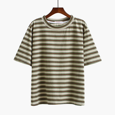 Γυναικεία T-shirt με O-neckline κατάλληλο για  τη καθημερινή ζωή σε διαφορετικά χρώματα