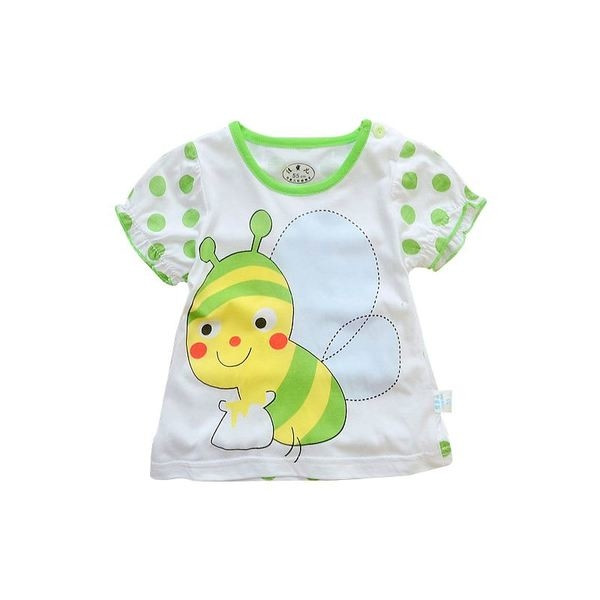 Tricou casual pentru copii pentru fete cu imprimeu