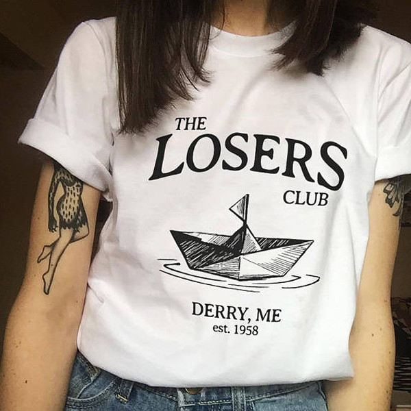 Καθημερινή γυναικεία μπλούζα με εκτύπωση και ενδιαφέρουσα επιγραφή