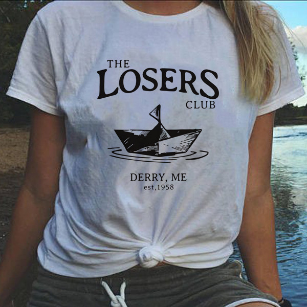 Καθημερινή γυναικεία μπλούζα με εκτύπωση και ενδιαφέρουσα επιγραφή