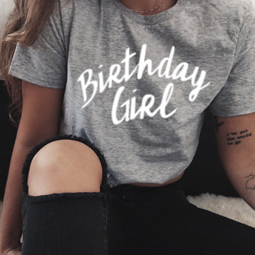 Γυναικεία μπλούζα με κοντό μανίκι και επιγραφή