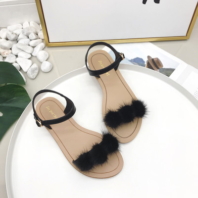 Καθημερινά γυναικεία σανδάλια με χαμηλή και επίπεδη σόλα + ρουφηξιά, 2 χρώματα