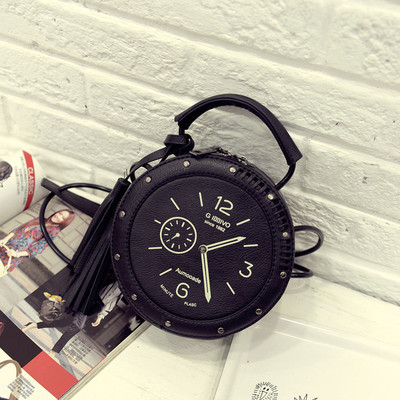 Γυναικεία τσάντα σε ροζ, γκρι και μαύρο χρώμα