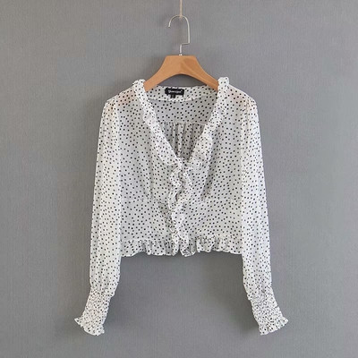 Interesanta bluza de dama cu maneci lungi in mai multe culori