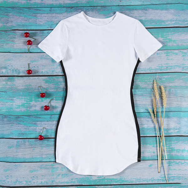 Alkalmi női ruha O-nyakkivágással több színben