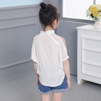 Παιδικό μοντέρνο πουκάμισο με διακοσμητική τσέπι