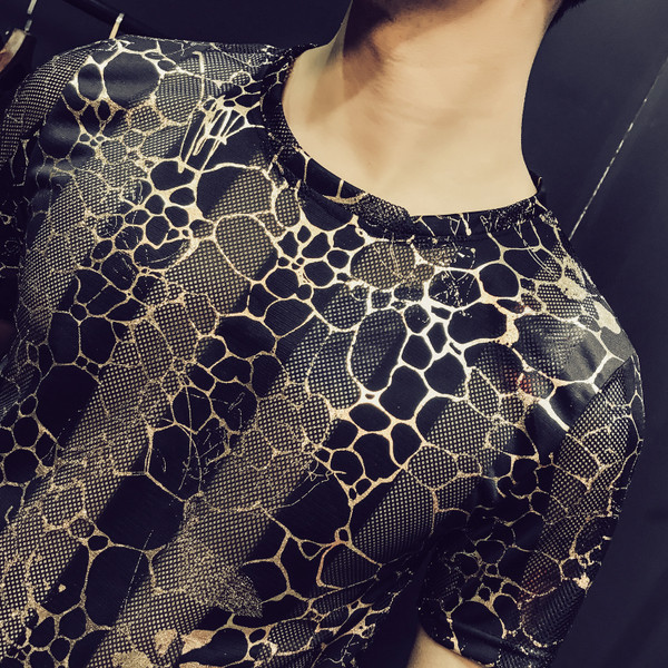 Aktuális férfi hálós póló