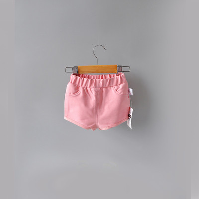 Pantaloni scurți pentru copii pentru fete și băieți cu talie elastică