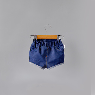 Pantaloni scurți pentru copii pentru fete și băieți cu talie elastică