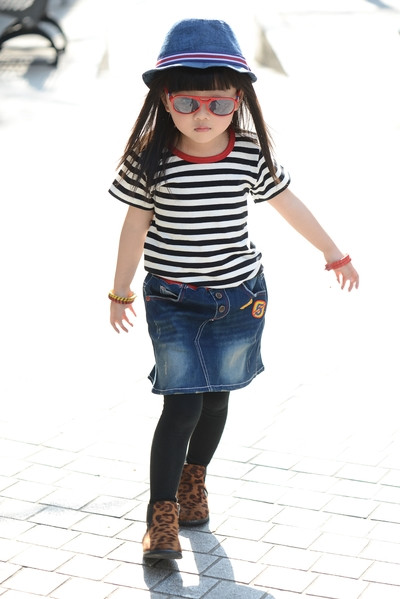 Tricou casual pentru copii cu imprimeu pentru fete si baieti