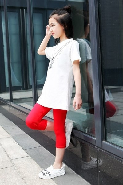 Παιδικό κολάν με μήκος  7/8  σε διάφορα χρώματα