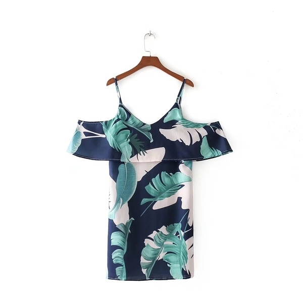 Γυναικεία μπλούζα με ανοιχτούς ώμους και floral μοτίβο