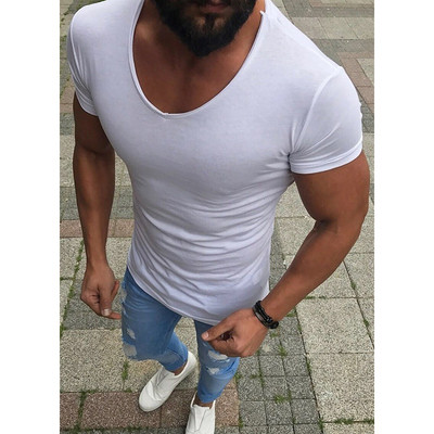 Ανδρικό καθημερινό μπλουζάκι σε τρία χρώματα