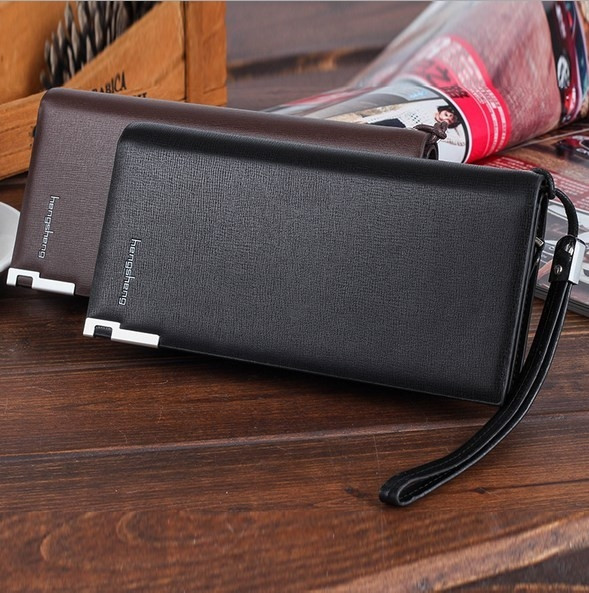 Nagyméretű férfi pénztárca kártyanyílással, 2 színben