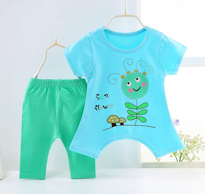 Βρεφικό σετ μοντέλο για κορίτσια και αγόρια - μπλουζάκι και κολάν με ψηλή μέση