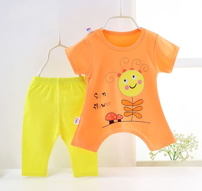 Βρεφικό σετ μοντέλο για κορίτσια και αγόρια - μπλουζάκι και κολάν με ψηλή μέση