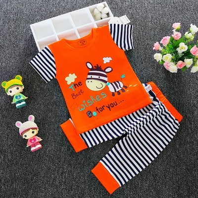 Βρεφικό σετ μοντέλο για κορίτσια και αγόρια - μπλουζάκι και κολάν με ψηλή μέση