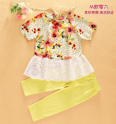 Βρεφικό σετ μοντέλο για κορίτσια και αγόρια - μπλουζάκι και κολάν με ψηλή μέση