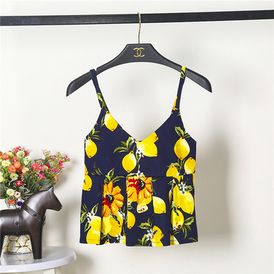 Maieu scurt de damă cu bretele în diferite modele