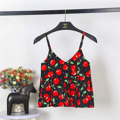 Maieu scurt de damă cu bretele în diferite modele