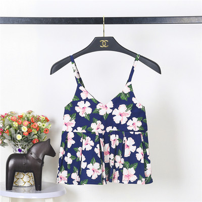 Maieu scurt de damă cu bretele în diferite modele