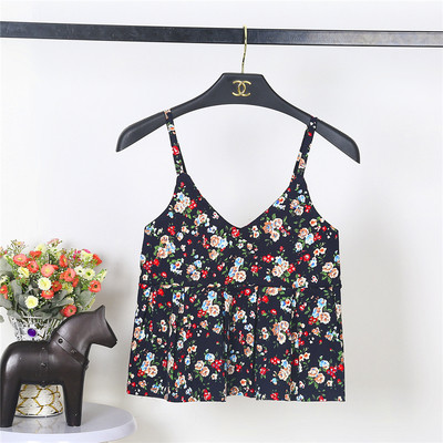 Maieu scurt de damă cu bretele în diferite modele