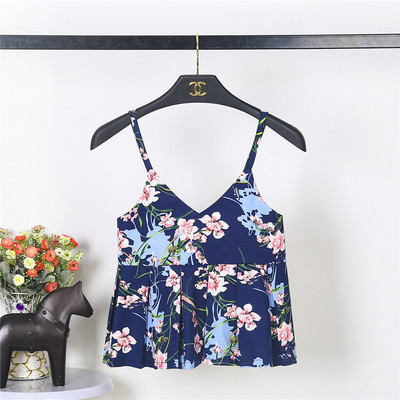 Maieu scurt de damă cu bretele în diferite modele