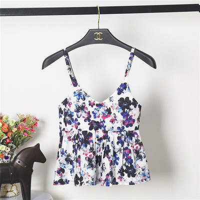 Maieu scurt de damă cu bretele în diferite modele