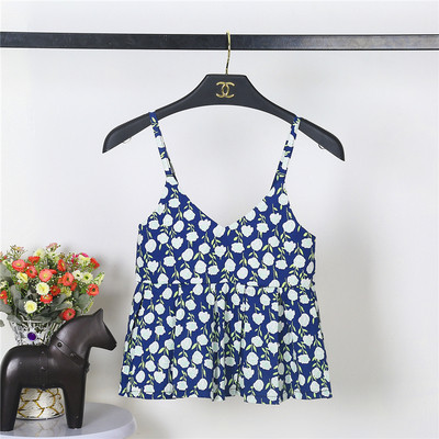 Maieu scurt de damă cu bretele în diferite modele